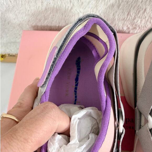 Kate Spade Cloud Cutout sneakers in tutu Pink Iris Bloom Size 9.5 NIB - Picture 7 of 9